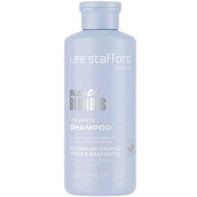Тонуючий шампунь для освітленого волосся Lee Stafford Bleach Blondes Ice White Toning Shampoo 250 мл LS5579 фото
