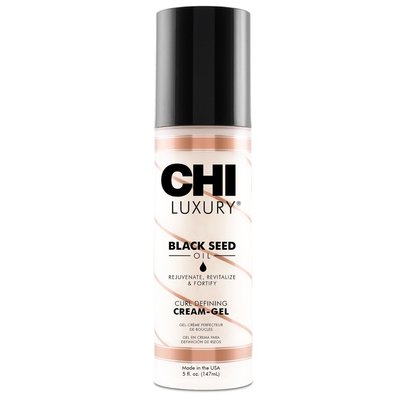 Несмываемый крем для кудрявых и вьющихся волос Chi Luxury Black Seed Oil Curl Defining Cream-Gel 148 ml. 2556 фото