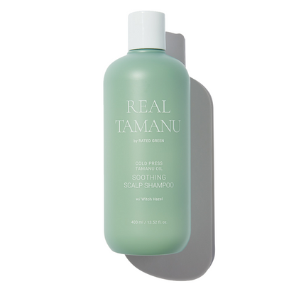 Успокаивающий шампунь с маслом тамана Rated Green Real Tamanu Cold Pressed Tamanu Oil Soothing Scalp Shampoo 400 мл 11797 фото