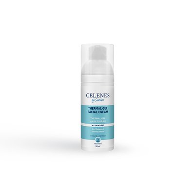 Термальный увлажняющий гель-крем для всех типов кожи Celenes thermal facial gel cream 50 мл 5160125 фото