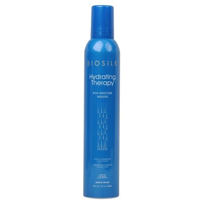 Мус для укладки волосся «Зволожуюча терапія» BioSilk Hydrating Therapy Rich Moisture Mousse 360 г 4434 фото