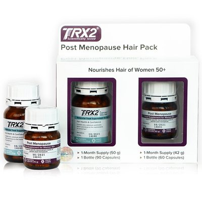 Набор диетических добавок против выпадения волос у женщин в период постменопаузы Oxford Biolabs TRX2 Post Menopause. Уценка! 101180108 фото