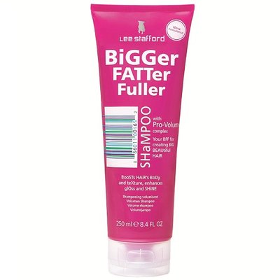 Шампунь для об'єму Lee Stafford Bigger Fatter Fuller Shampoo 250 мл LS6293 фото