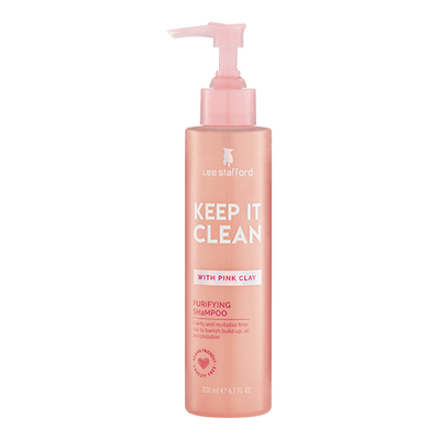 М'який очисний шампунь із рожевою глиною Lee Stafford Fresh Hair Purifying Shampoo 200 мл LS2165 фото