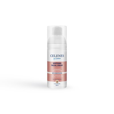 Заспокоючий крем з морошкою для сухої та чутливої шкіри Celenes cloudberry soothing facial cream 50 мл 5160078 фото