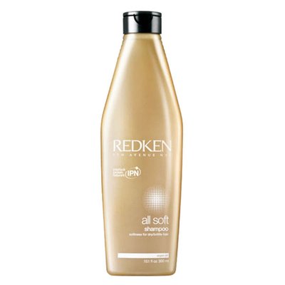 Шампунь с аргановым маслом для сухих и ломких волос Redken All Soft Shampoo 4797 фото