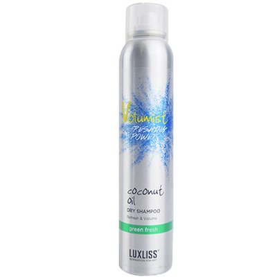Сухой шампунь для объема Luxliss Volumist Coconut Oil Dry Shampoo Green Fresh "07069 фото
