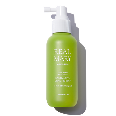 Енергетичний спрей для шкіри голови на основі холодного настою розмарину Rated Green Real Mary Energizing Scalp Spray 120 мл 11768 фото