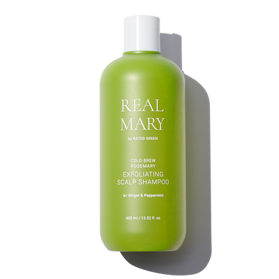 Глубоко очищающий и отшелушивающий шампунь с соком розмарина Rated Green Real Mary Exfoliating Scalp Shampoo 400 мл 11766 фото