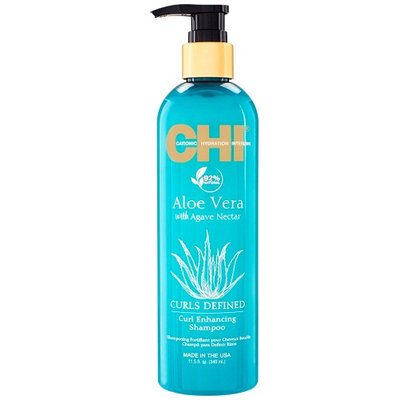 Шампунь активуючий завиток із Нектаром Агави й Алое Вера CHI Aloe Vera Curl Enhancing Shampoo 2731 фото