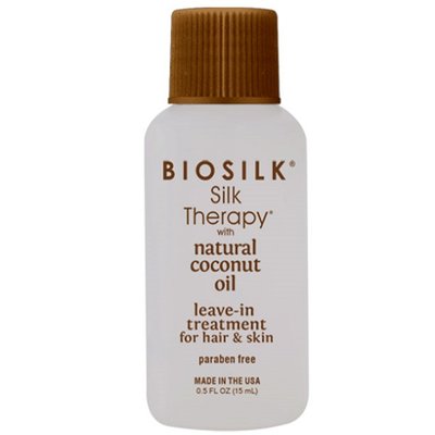 Жидкий шелк для волос Silk Therapy with Organic Coconut Oil Leave-In Treatment миниатюра 15 мл 10316 фото