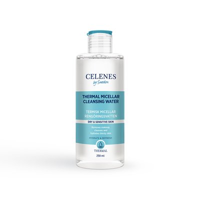 Термальна міцелярна вода для сухої та чутливої шкіри Celenes thermal micellar water dry&sensitive 250 мл 5160061 фото