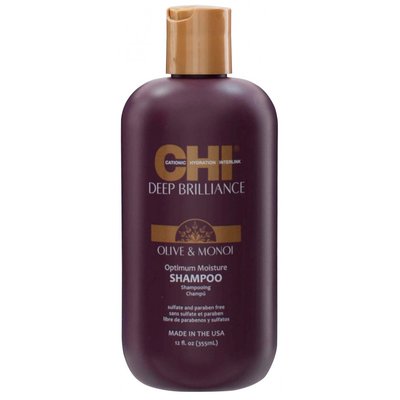 Увлажняющий шампунь CHI Deep Brilliance Olive&Monoi Optimum Moisture Shampoo 2246 фото