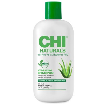 Зволожуючий шампунь CHI Naturals With Aloe Vera Hydrating Shampoo 355 мл 16657 фото