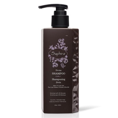 Шампунь для кудрявых волос Saphira Divine Curly Shampoo 250 мл 12698 фото