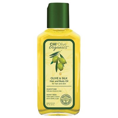 Шелковое масло для волос и тела CHI Olive Organics Olive & Silk Hair and Body Oil 59 мл 1968 фото