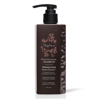 Шампунь для зволоження волосся Saphira Hydration Mineral Moisturizing Shampoo 250 мл 12693 фото