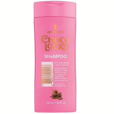 Шампунь для гладкости и блеска волос с экстрактом какао Lee Stafford Choco Locks Shampoo 250 мл LS2017 фото