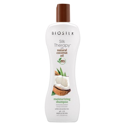 Шампунь для волос и тела 3в1 с кокосовым маслом Biosilk Silk Therapy Shampoo, Conditioner & Body Wash 3in1 10126 фото
