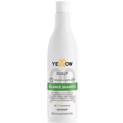 Балансирующий шампунь для жирной кожи головы Yellow Scalp Balance Shampoo 500 мл 14937 фото