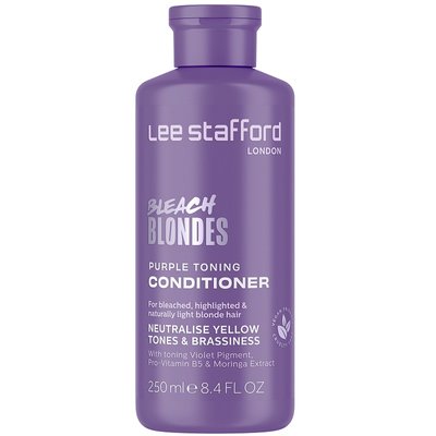 Тонирующий кондиционер для осветленных волос Lee Stafford Bleach Blondes Purple Toning Conditioner 250 мл LS5791 фото