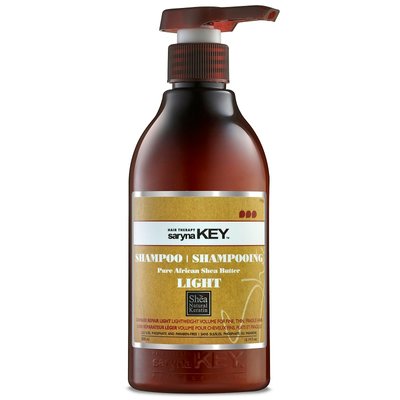 Відновлюючий шампунь для тонкого волосся Saryna Key Pure African Shea Butter Light Shampoo 300 мл 7078 фото