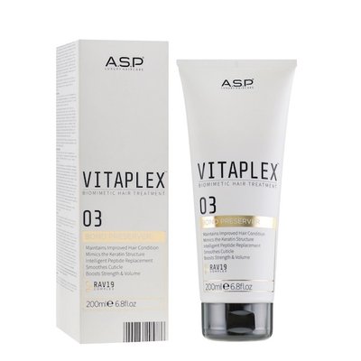 Активная маска Affinage Vitaplex Biomimetic Hair Treatment Part 3 Preserver 200 мл 205786 фото