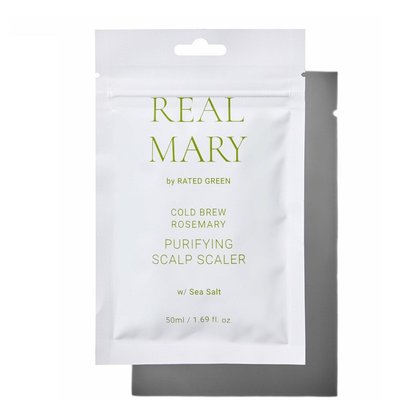 Очищающая маска для кожи головы с морской солью Rated Green Real Mary Cold Brewed Rosemary Purifying Scalp Scaler 50 мл 13896 фото
