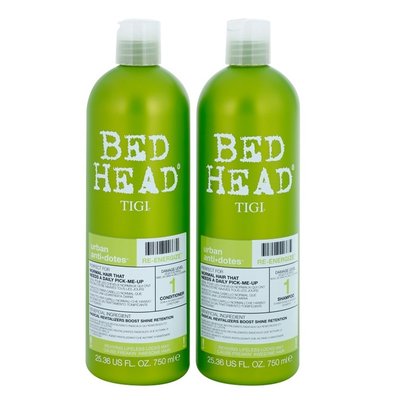Набір TIGI Bed Head Urban Antidotes Re-energize (Користий шампунь 750 мл. + кондиционер 750 мл.) 586 фото