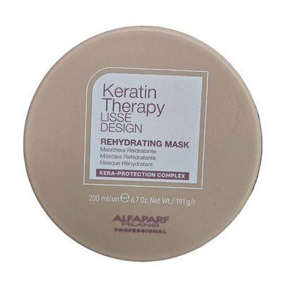 Кератиновая увлажняющая маска Alfaparf Milano Liss Design Keratin Therapy Rehydrating Mask 200 мл 7387 фото