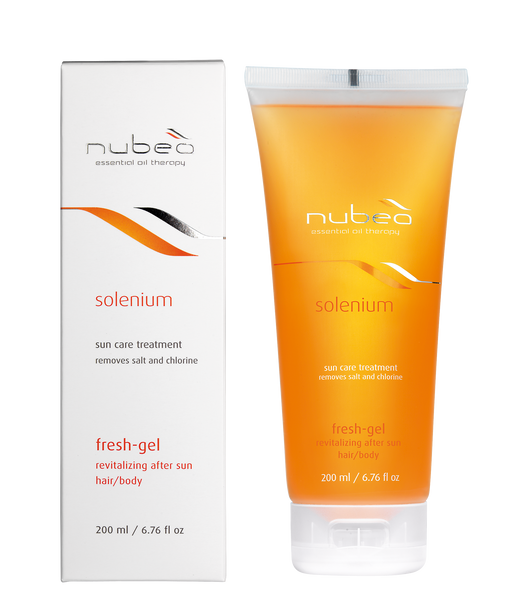 Ревіталізуючий очищаючий фреш-гель для волосся та тіла Nubea Solenium Fresh-Gel Revitalizing After Sun Hair/Body 200 мл 27001 фото