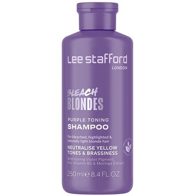 Тонуючий шампунь для освітленого волосся Lee Stafford Bleach Blondes Purple Toning Shampoo 250 мл LS5777 фото