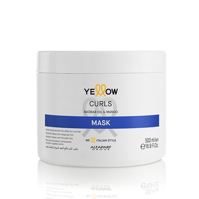 Маска для кучерявого волосся Yellow Curls Mask 500 мл 10077 фото