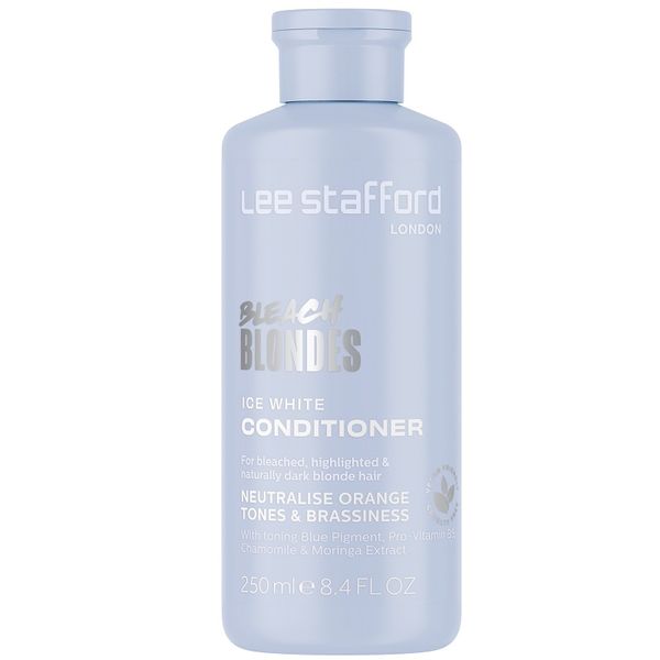 Тонуючий кондиціонер для освітленого волосся Lee Stafford Bleach Blondes Ice White Toning Conditioner 250 мл 16803 фото