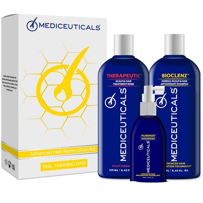 Набор для стимулирования роста тонких волос Mediceuticals Advanced Hair Restoration Fine Thinning Hair For Men 51007 фото